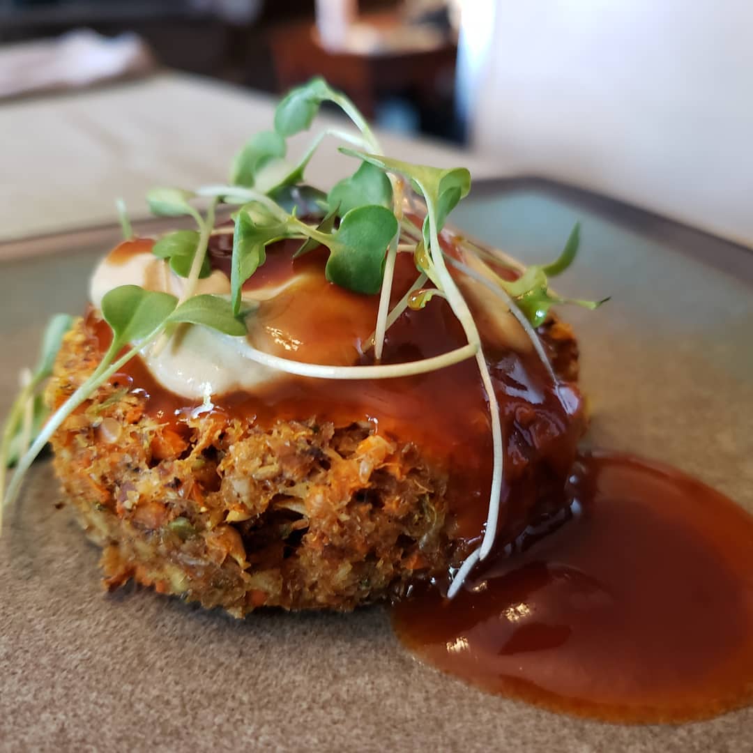 Raw vegan mushroom mattar